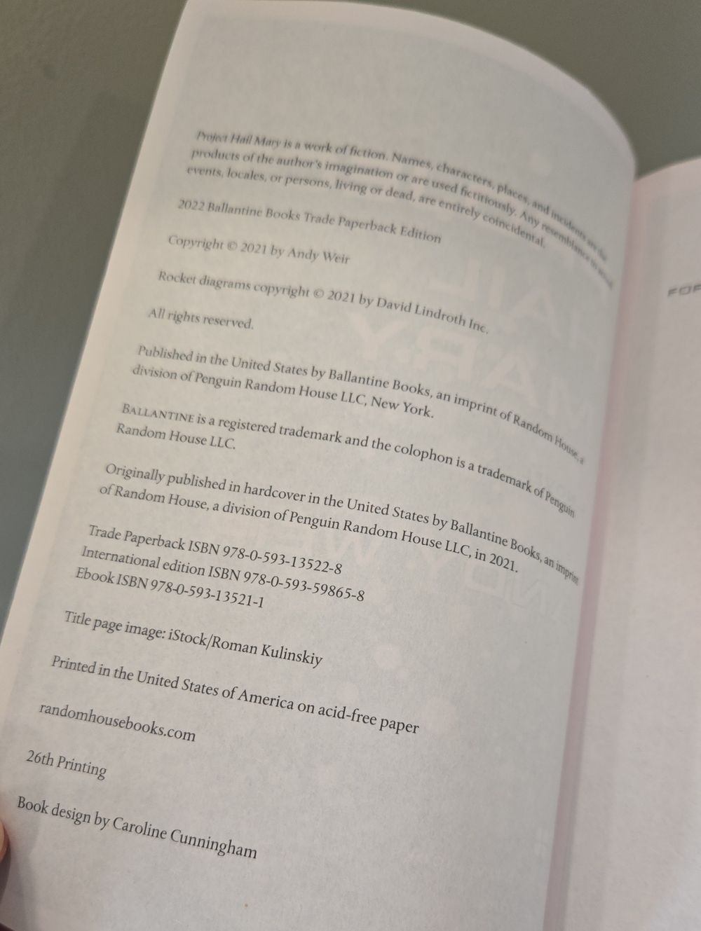 Project Hail Mary Paperback Book - Picture 5 of 6